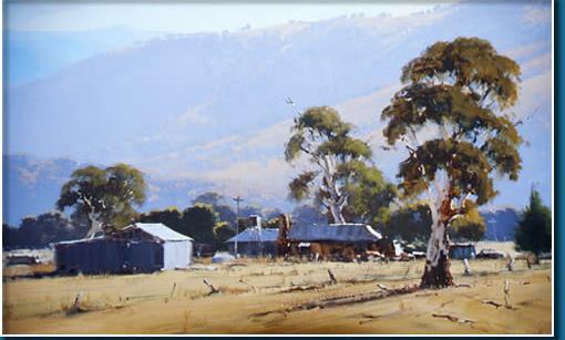 High Country Homesteads - Tumut NSW  -  90 x 60; John Wilson