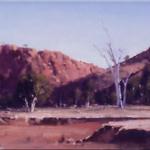Honeymoon Gap Central Australia - 60 x 25  - Copyright John Wilson